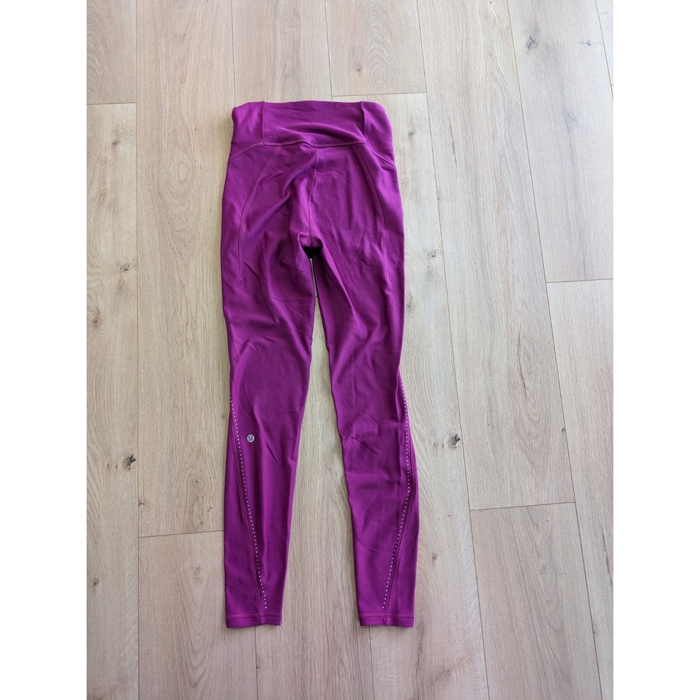Lululemon Chase the Chill Super High-Rise Tight 28" Deep Fuschia Size 4 RARE